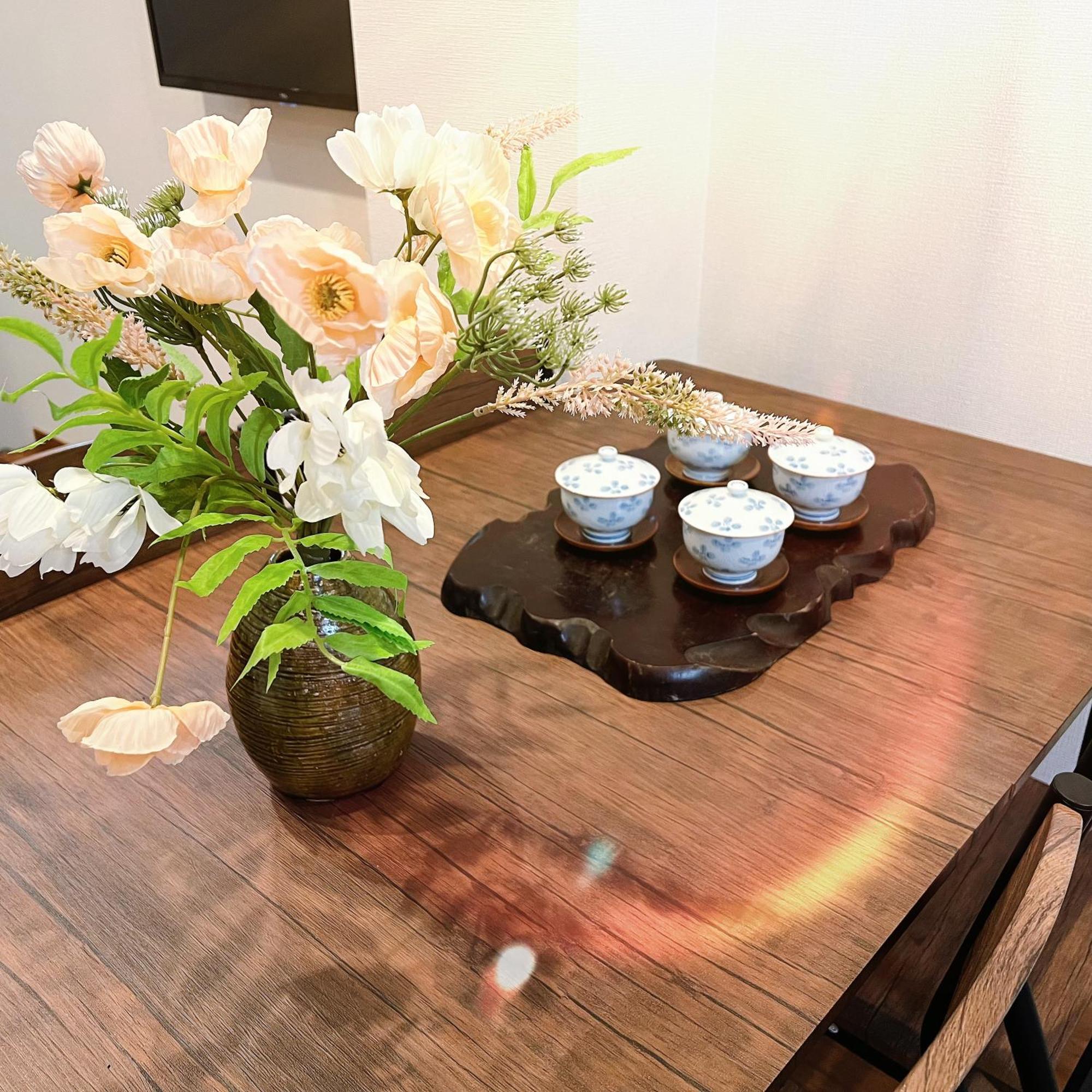 Maison d'hôtes 三人间-中央区-心斋桥-道顿堀-梅田-大阪城公园-黑门市场-京都-神户-奈良-usj-车站200m-独立卫浴-房间宽敞